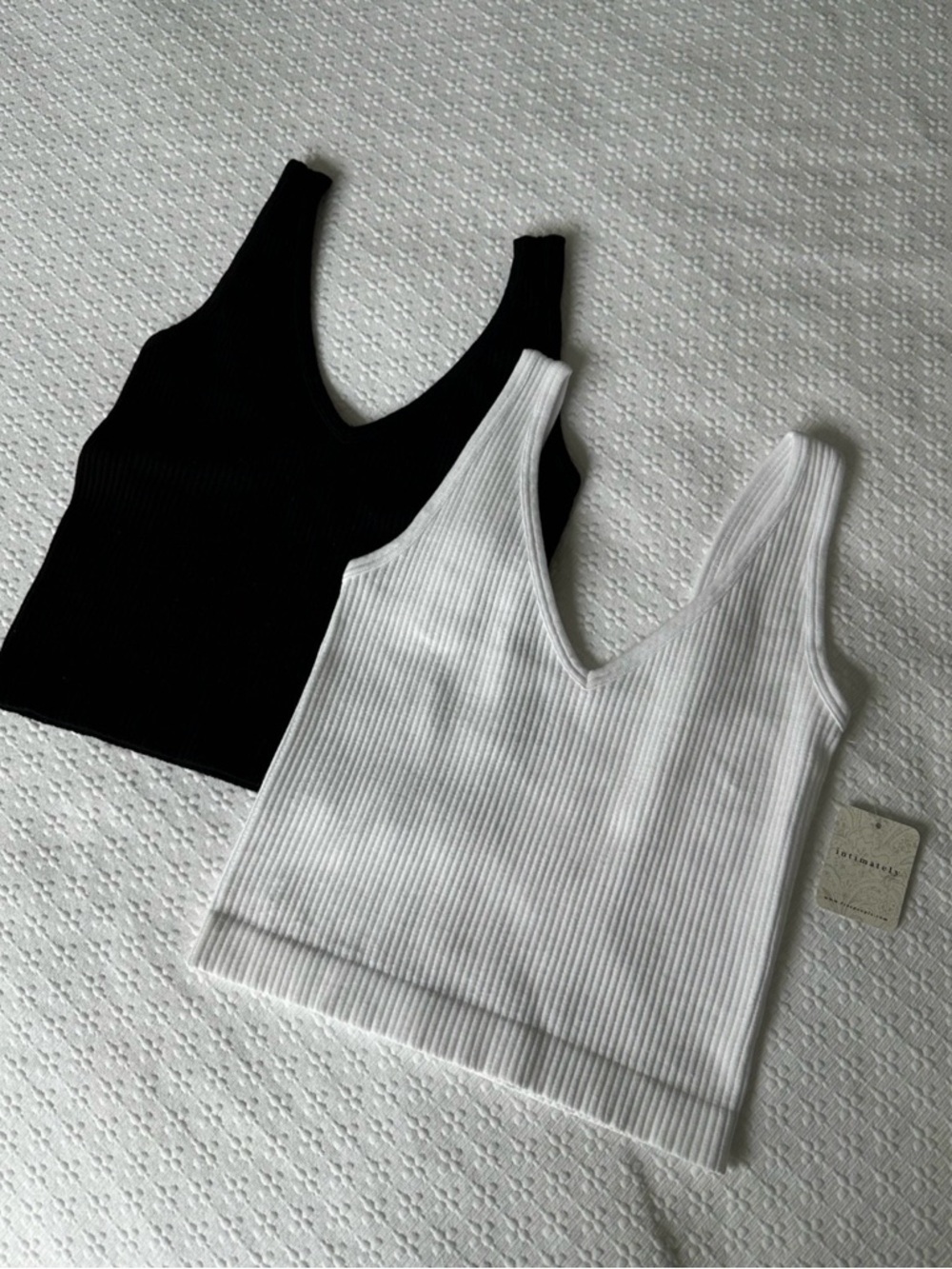 Free People Solid Rib Brami Tank Set - Picture 3 of 5